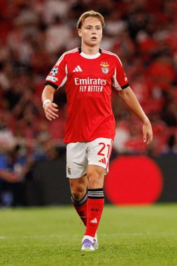 Andreas Schjelderup seen during Champions League 25 26 league phase game between SL Benfica and Qarabag FK (Maciej Rogowski/ Ball Raw Images)