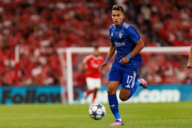 Camilo Duran seen during Champions League 25 26 league phase game between SL Benfica and Qarabag FK (Maciej Rogowski/ Ball Raw Images)