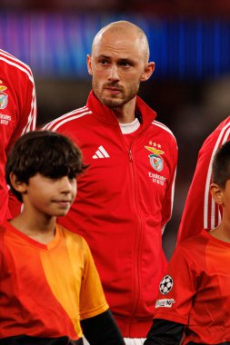 Fredrik Aursnes seen during Champions League 25 26 league phase game between SL Benfica and Qarabag FK (Maciej Rogowski/ Ball Raw Images)