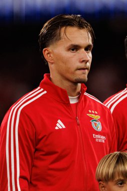 Amar Dedic seen during Champions League 25 26 league phase game between SL Benfica and Qarabag FK (Maciej Rogowski/ Ball Raw Images)