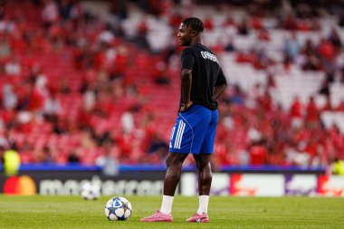 Emmanuel Addai seen during Champions League 25 26 league phase game between SL Benfica and Qarabag FK (Maciej Rogowski/ Ball Raw Images)