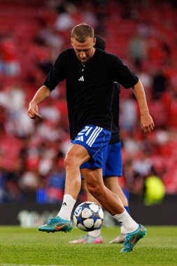 Oleksiy Kashchuk seen during Champions League 25 26 league phase game between SL Benfica and Qarabag FK (Maciej Rogowski/ Ball Raw Images)