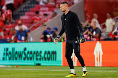 Fabijan Buntic seen during Champions League 25 26 league phase game between SL Benfica and Qarabag FK (Maciej Rogowski/ Ball Raw Images)