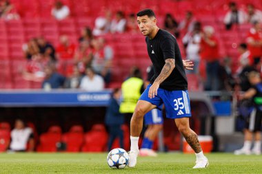 Pedro Bicalho seen during Champions League 25 26 league phase game between SL Benfica and Qarabag FK (Maciej Rogowski/ Ball Raw Images)