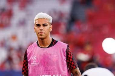 Enzo Barrenechea seen during Champions League 25 26 league phase game between SL Benfica and Qarabag FK (Maciej Rogowski/ Ball Raw Images)