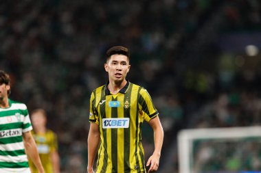 Adilet Sadybekov seen during Champions League 25 26 league phase game between Sporting CP and FC Kairat Almaty (Maciej Rogowski/ Ball Raw Images)