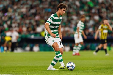 Eduardo Quaresma seen during Champions League 25 26 league phase game between Sporting CP and FC Kairat Almaty (Maciej Rogowski/ Ball Raw Images)