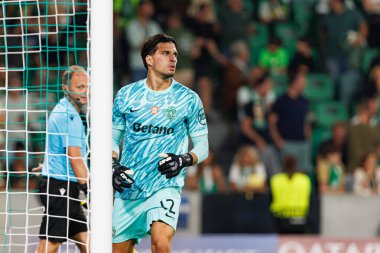 Joao Virginha seen during Champions League 25 26 league phase game between Sporting CP and FC Kairat Almaty (Maciej Rogowski/ Ball Raw Images)