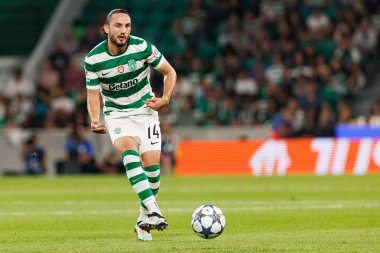 Giorgi Kochorashvili seen during Champions League 25 26 league phase game between Sporting CP and FC Kairat Almaty (Maciej Rogowski/ Ball Raw Images)