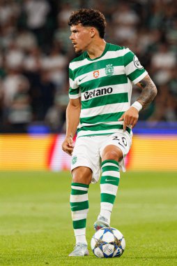Maximiliano Araujo seen during Champions League 25 26 league phase game between Sporting CP and FC Kairat Almaty (Maciej Rogowski/ Ball Raw Images)