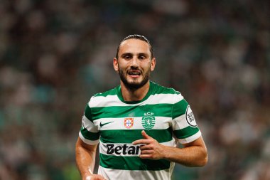 Giorgi Kochorashvili seen during Champions League 25 26 league phase game between Sporting CP and FC Kairat Almaty (Maciej Rogowski/ Ball Raw Images)