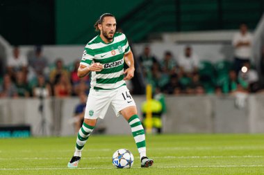 Giorgi Kochorashvili seen during Champions League 25 26 league phase game between Sporting CP and FC Kairat Almaty (Maciej Rogowski/ Ball Raw Images)