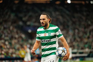 Giorgi Kochorashvili seen during Champions League 25 26 league phase game between Sporting CP and FC Kairat Almaty (Maciej Rogowski/ Ball Raw Images)