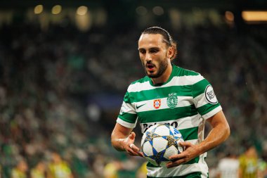 Giorgi Kochorashvili seen during Champions League 25 26 league phase game between Sporting CP and FC Kairat Almaty (Maciej Rogowski/ Ball Raw Images)