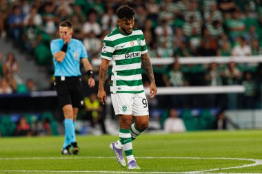 Luis Suarez seen during Champions League 25 26 league phase game between Sporting CP and FC Kairat Almaty (Maciej Rogowski/ Ball Raw Images)