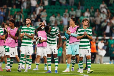 Players of Sporting seen during Champions League 25 26 league phase game between Sporting CP and FC Kairat Almaty (Maciej Rogowski/ Ball Raw Images)