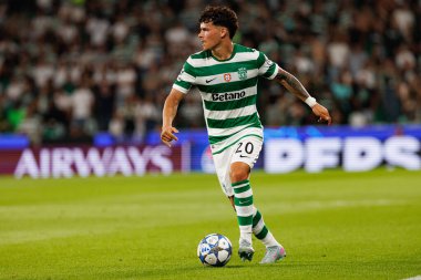 Maximiliano Araujo seen during Champions League 25 26 league phase game between Sporting CP and FC Kairat Almaty (Maciej Rogowski/ Ball Raw Images)