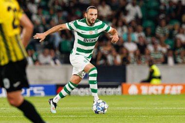 Giorgi Kochorashvili seen during Champions League 25 26 league phase game between Sporting CP and FC Kairat Almaty (Maciej Rogowski/ Ball Raw Images)