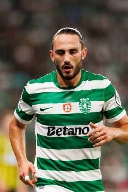 Giorgi Kochorashvili seen during Champions League 25 26 league phase game between Sporting CP and FC Kairat Almaty (Maciej Rogowski/ Ball Raw Images)