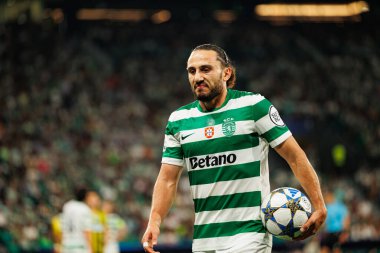 Giorgi Kochorashvili seen during Champions League 25 26 league phase game between Sporting CP and FC Kairat Almaty (Maciej Rogowski/ Ball Raw Images)