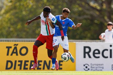 Alberth Elis and Evandro Barros seen during Taca De Portugal 25 26 game between OS Belenenses and CS Maritimo (Maciej Rogowski/ Ball Raw Images)
