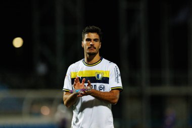Rodrigo Pinheiro seen during Liga Portugal game between teams of Casa Pia and FC Famalicao at Estadio Municipal Rio Maior (Maciej Rogowski/Ball Raw Images)