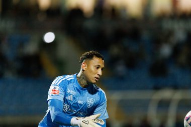 Patrick Sequeira  seen during Liga Portugal game between teams of Casa Pia and FC Famalicao at Estadio Municipal Rio Maior (Maciej Rogowski/Ball Raw Images)