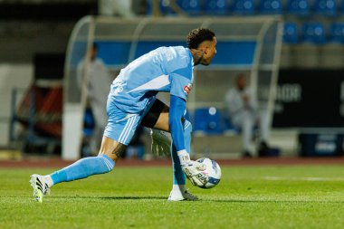 Patrick Sequeira seen during Liga Portugal game between teams of Casa Pia and FC Famalicao at Estadio Municipal Rio Maior (Maciej Rogowski/Ball Raw Images)