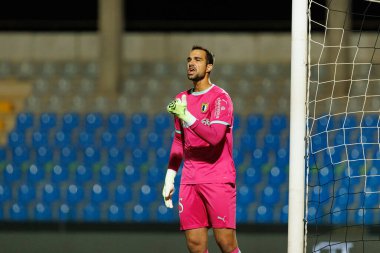 Lazar Carevic seen during Liga Portugal game between teams of Casa Pia and FC Famalicao at Estadio Municipal Rio Maior (Maciej Rogowski/Ball Raw Images)
