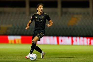 Fahem Benaissa-Yahia seen during Liga Portugal game between teams of Casa Pia and FC Famalicao at Estadio Municipal Rio Maior (Maciej Rogowski/Ball Raw Images)
