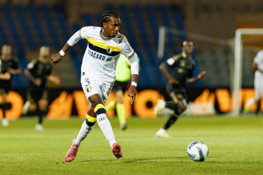 Leo Realpe seen during Liga Portugal game between teams of Casa Pia and FC Famalicao at Estadio Municipal Rio Maior (Maciej Rogowski/Ball Raw Images)