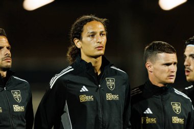 Fahem Benaissa-Yahia seen during Liga Portugal game between teams of Casa Pia and FC Famalicao at Estadio Municipal Rio Maior (Maciej Rogowski/Ball Raw Images)