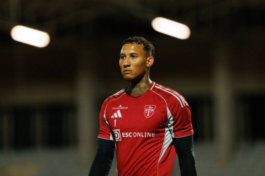 Patrick Sequeira seen during Liga Portugal game between teams of Casa Pia and FC Famalicao at Estadio Municipal Rio Maior (Maciej Rogowski/Ball Raw Images)