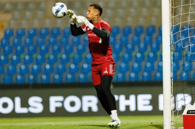Patrick Sequeira seen during Liga Portugal game between teams of Casa Pia and FC Famalicao at Estadio Municipal Rio Maior (Maciej Rogowski/Ball Raw Images)