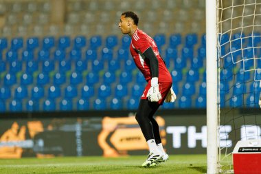 Patrick Sequeira seen during Liga Portugal game between teams of Casa Pia and FC Famalicao at Estadio Municipal Rio Maior (Maciej Rogowski/Ball Raw Images)