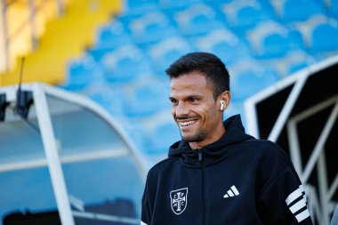 Andre Geraldes seen during Liga Portugal game between teams of Casa Pia and FC Famalicao at Estadio Municipal Rio Maior (Maciej Rogowski/Ball Raw Images)