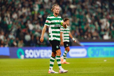 Morten Hjulmand  seen during Liga Portugal game between teams of Sporting CP and Moreirense FC at Estadio Jose Alvalade (Maciej Rogowski/Ball Raw Images)