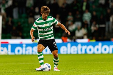 Hidemasa Morita  seen during Liga Portugal game between teams of Sporting CP and Moreirense FC at Estadio Jose Alvalade (Maciej Rogowski/Ball Raw Images)