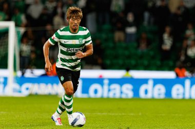 Hidemasa Morita  seen during Liga Portugal game between teams of Sporting CP and Moreirense FC at Estadio Jose Alvalade (Maciej Rogowski/Ball Raw Images)