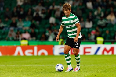 Hidemasa Morita  seen during Liga Portugal game between teams of Sporting CP and Moreirense FC at Estadio Jose Alvalade (Maciej Rogowski/Ball Raw Images)