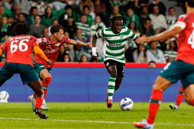 Geovany Quenda  seen during Liga Portugal game between teams of Sporting CP and Moreirense FC at Estadio Jose Alvalade (Maciej Rogowski/Ball Raw Images)
