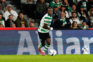 Geovany Quenda  seen during Liga Portugal game between teams of Sporting CP and Moreirense FC at Estadio Jose Alvalade (Maciej Rogowski/Ball Raw Images)