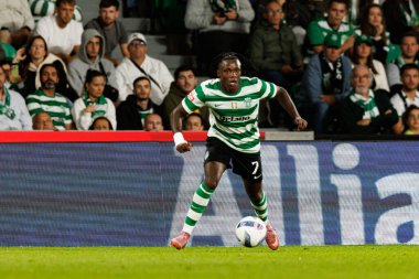 Geovany Quenda  seen during Liga Portugal game between teams of Sporting CP and Moreirense FC at Estadio Jose Alvalade (Maciej Rogowski/Ball Raw Images)