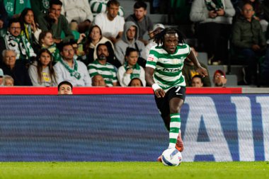 Geovany Quenda  seen during Liga Portugal game between teams of Sporting CP and Moreirense FC at Estadio Jose Alvalade (Maciej Rogowski/Ball Raw Images)