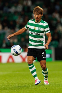Hidemasa Morita  seen during Liga Portugal game between teams of Sporting CP and Moreirense FC at Estadio Jose Alvalade (Maciej Rogowski/Ball Raw Images)