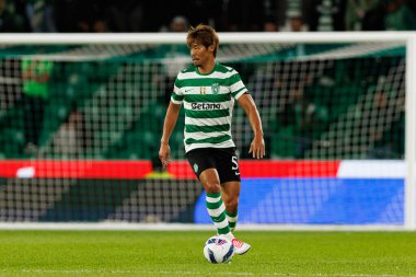 Hidemasa Morita  seen during Liga Portugal game between teams of Sporting CP and Moreirense FC at Estadio Jose Alvalade (Maciej Rogowski/Ball Raw Images)