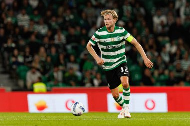 Morten Hjulmand  seen during Liga Portugal game between teams of Sporting CP and Moreirense FC at Estadio Jose Alvalade (Maciej Rogowski/Ball Raw Images)