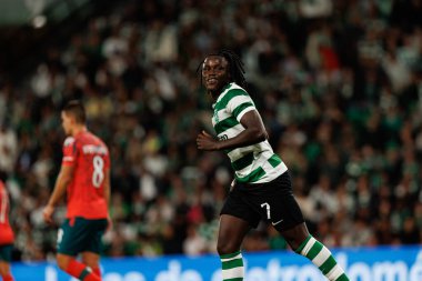 Geovany Quenda  seen during Liga Portugal game between teams of Sporting CP and Moreirense FC at Estadio Jose Alvalade (Maciej Rogowski/Ball Raw Images)