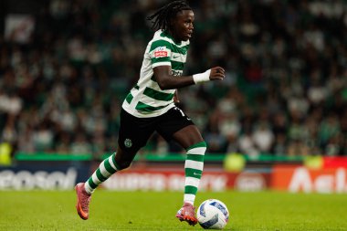 Geovany Quenda  seen during Liga Portugal game between teams of Sporting CP and Moreirense FC at Estadio Jose Alvalade (Maciej Rogowski/Ball Raw Images)