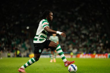Geovany Quenda  seen during Liga Portugal game between teams of Sporting CP and Moreirense FC at Estadio Jose Alvalade (Maciej Rogowski/Ball Raw Images)